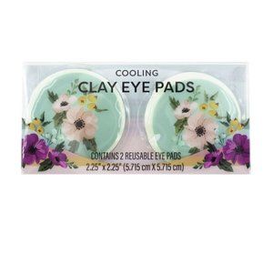 U Style U Style Cooling Clay Eye Pads, 2 Reuseable Eye Pads, Floral